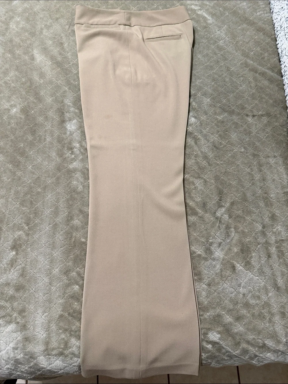 Rafaella Beige Wide-Leg Pants